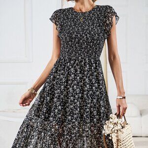 Women's Elegant floral dress